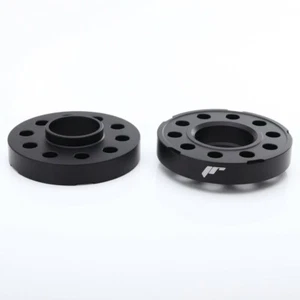 JRWS2 Coppia spessori Distanziali 10mm 5x112 mozzo 66.5 Neri Senza Bulloneria - Foto 1 di 1