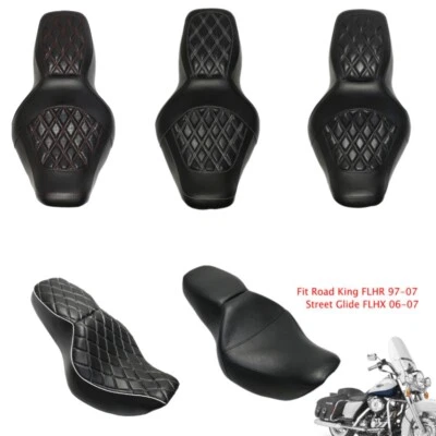 Upgrade Seat For Harley 1997-2007 Road King FLHR & 2006-2007 Street Glide FLHX - Imagem 1 de 4