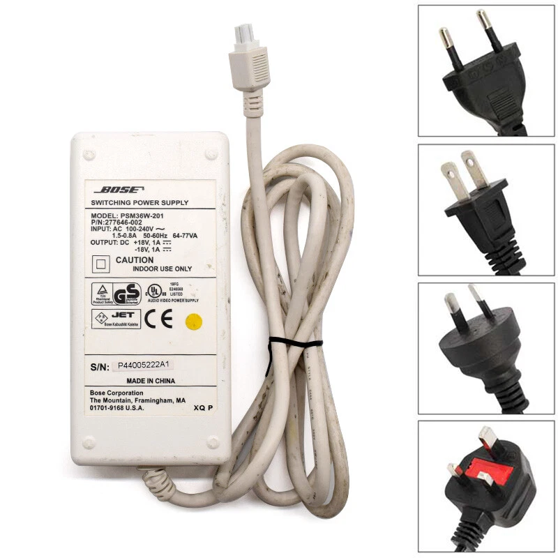 Sistema de altavoces alimentado Bose-Lifestyle RoomMate adaptador de CC cargador fuente de alimentación Foto 1 de 3