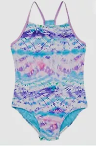 Speedo Girls Thin Strap One Piece Swimsuit Purple Size XS 5/6 - Picture 1 of 5