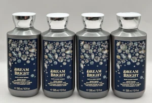 NEW Bath and Body Works Dream Bright Body Wash 10 Oz Bottles Set Of 4 - Picture 1 of 3