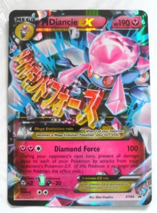 2015 POKEMON MEGA DIANCIE EX HP 190 XY 44 FULL HOLO BLACK STAR PROMO FOIL CARD - Picture 1 of 2