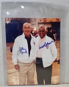 Signed 8x10 Color Photo STAN NOVAK HoS & WILL ROBINSON VP Detroit Pistons NBA - Picture 1 of 6