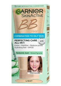 Garnier SkinActive BB Cream Foundation Moisturising SPF25 Light 50ml Oil-Free - Picture 1 of 3