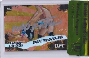 Antonio Rodrigo Nogueira Signed 2010 Topps UFC Main Event Pride & Glory Card BAS - Picture 1 of 12