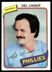 Del Our 1980 Topps Burger King Philadelphia Phillies #13 - Foto 1 di 2