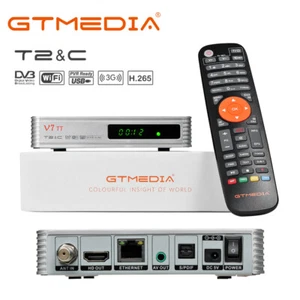DVB-T/T2/C Terrestrial Kabel Digital HDTV Box WIFI USB Record HDMI Mediaplayer - Bild 1 von 10