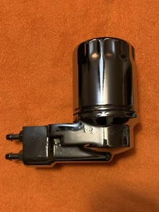 Harley-Davidson Chopper Oil Filter Remote Mount Chrome Canister  - Picture 1 of 6