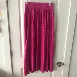 ATM Maxi Skirt Pink Size XS Women's Anthony Thomas Melillo Slub Jersey $295  - Picture 1 of 10