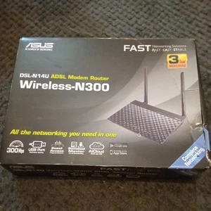 ADSL ASUS DSL N55U DUAL BAND N600 WI-FI WIRELESS ADSL MODEM ROUTER 600 MB/S - Picture 1 of 7