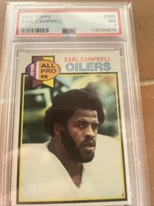 1979 Topps #390 Earl Campbell Oilers PSA 7 NM - Bild 1 von 2