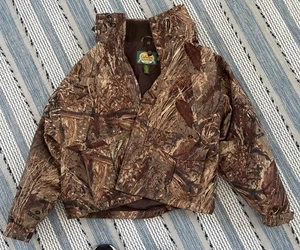 Cabelas Gore-Tex Waterfowl Jacket Duck Blind Camo - Large - Picture 1 of 4