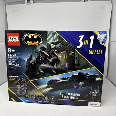 New Lego DC Batman vs. The Joker Gift Set, 3 Action-Packed Builds in 1 Box 66790 - Image 1 of 3