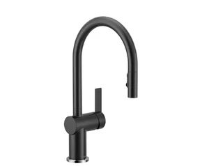 Grifo de cocina rociador extraíble monomando negro mate MOEN 7622BL Cia - Imagen 1 de 2