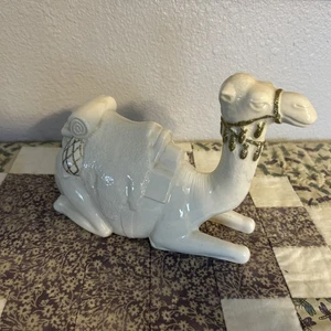 Holland Form Krippe Kamel weiß und gold - Bild 1 von 8