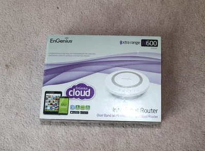 EnGenius Dual Band Wifi N600 Gigabit Cloud Router Switch hub -NEW - Image 1 of 4