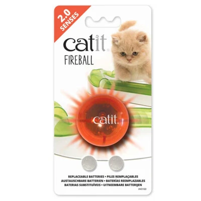 Cat Interactive Toys Catit Senses 2.0 Fireball Motion-activated Light-up Ball - Image 1 of 4
