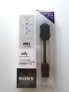 New SONY Hi-Res Audio Output for USB Conversion Cable WMC-NWH10 for UDA-1 Japan - Picture 1 of 2