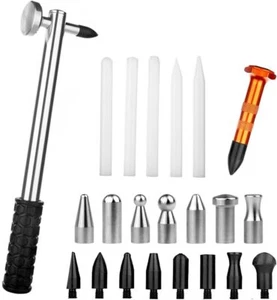 Dent Repair 22PCS Tools Paintless Dent Repair Hammer with Knock Down Head Tap... - Picture 1 of 3