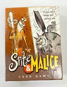 2002 Hasbro Spite & Malice Card Game - Sealed Cards Open Box - Picture 1 of 5