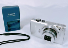 Cámara digital compacta Canon IXY 620F 12,1 MP 10x plateada con cargador envío rápido de Japón