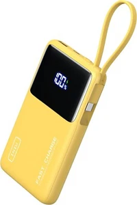 Cargador Portátil, Banco de Alimentación 10000mAh Más Delgado con Cable USB-C Salida-Entrada - Imagen 1 de 7