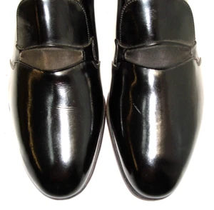 NWOB!  Sz 8 D FLORSHEIM IMPERIAL Men's Formal Prom Wedding Loafers Black Leather - Picture 1 of 12