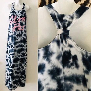Little ELEVEN PARIS NWT Tie Dye LOGO Maxi DRESS Size 14 - Picture 1 of 6
