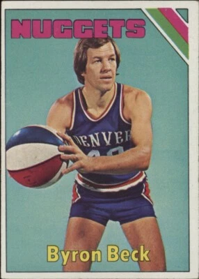 1975 Topps #258 Byron Beck - Denver Nuggets - Image 1 of 2