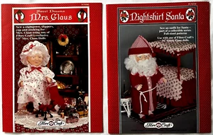 Sewing Patterns Books Cute Bedtime Santa & Mrs. Claus 13" & 14" Music Box Dolls - Picture 1 of 2