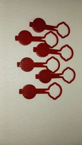 Menge 6 Vintage Cotton Club Soda Getränke VERSIEGELN KUNSTSTOFFFLASCHENVERSCHLUSS, - Bild 1 von 3