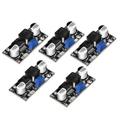 DC Buck Converter, DROK 5 Pcs Step Down Voltage Regulator Module DC 4.5-40V 24V - Image 1 of 4