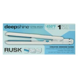 Rusk Deepshine STR8 Straight Flat Iron Professional 1 inch 450 NEW ! - Picture 1 of 1