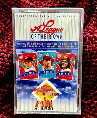 MADONNA MINT SEALED A LEAGUE OF THEIR OWN PLAYGROUND SOUNDTRACK CASSETTE TAPE LP - Image 1 of 4