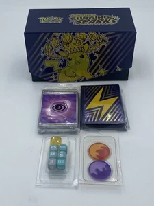 Surging Sparks Empty Deck Storage Box - With Card Sleeves, Energy Cards, Dice - Picture 1 of 1