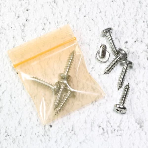 300pcs New Flat Orange Plastic QuickQlick™ Bag Pouches 4x6cm (1.6x2.3in) - Picture 1 of 5