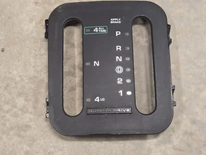99-04 Jeep Grand Cherokee WJ QUADRA DRIVE QUADRADRIVE Shifter Face Plate Trim - Picture 1 of 7