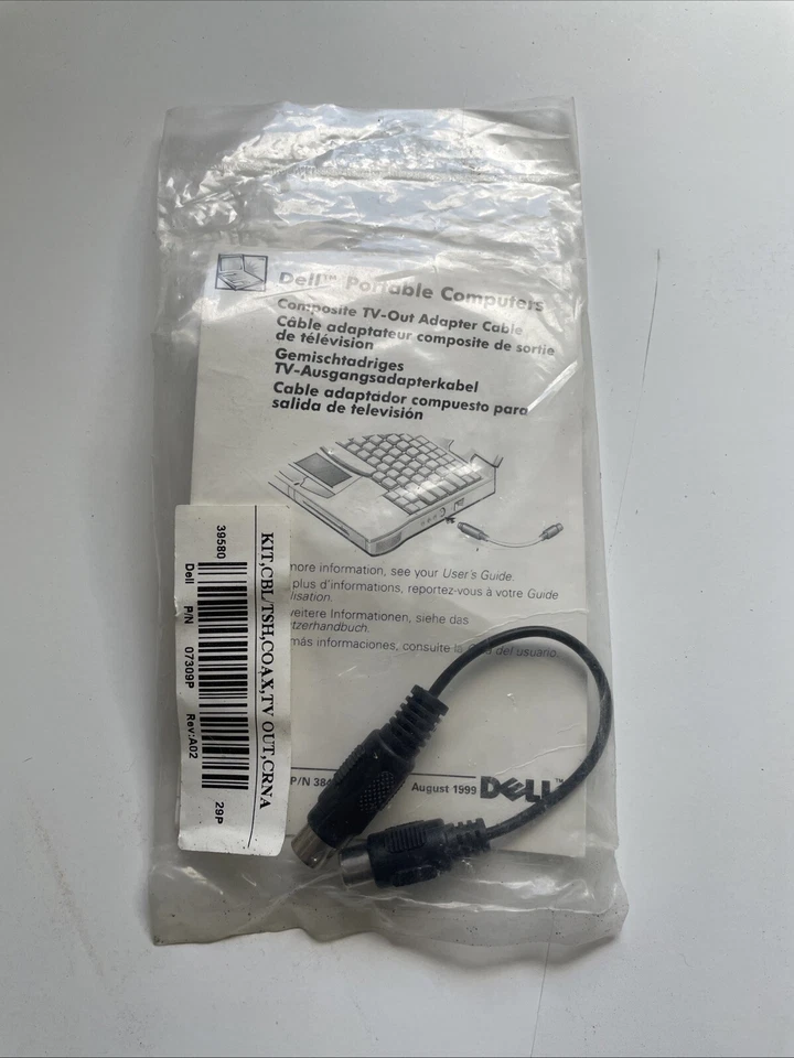 Dell Composite TV-Out Adapter Cable - Image 1 of 3