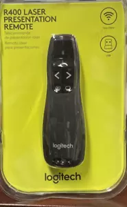 Puntero láser y control remoto presentador Logitech R400 910-001354 NUEVO - Imagen 1 de 2