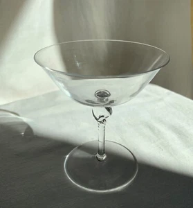 Val St. Lambert champagne, coupe crystal glass. Pattern Clarence - Picture 1 of 8