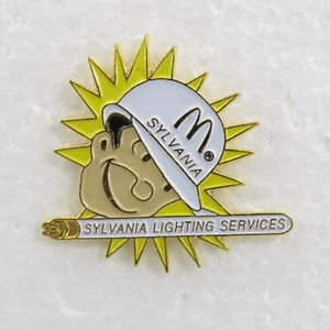Prendedor de solapa vintage McDonalds SLYVANIA servicios de iluminación - Imagen 1 de 2