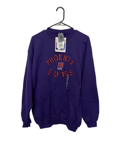 Vintage Phoenix Suns Sweatshirt Mens Large Purple Orange 90s NBA Basketball NEW Cover
