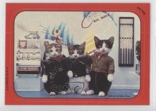 1983 Topps Perlorian Cats Stickers Satoru Tuda Gambling Cats #15 0b6