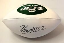 Xavier Gipson Signed New York Jets Logo Football JSA Cert