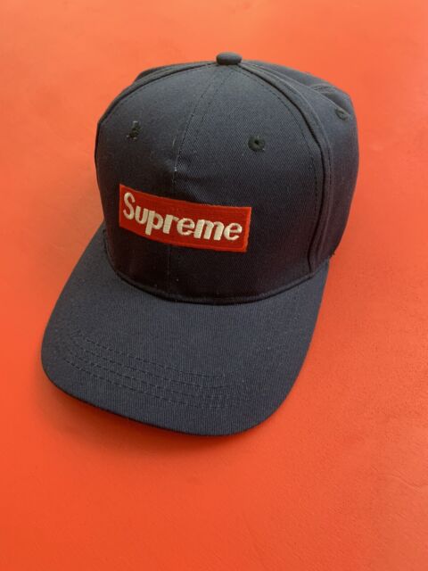 Supreme 男蓝色棒球帽| eBay