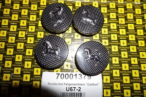 Tapa de rueda emblema de llanta FERRARI carbono 458 488 812 F12 - kit de copa de llanta - # 70001379 - Imagen 1 de 2