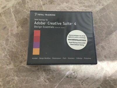 Total Training For Adobe Creative Suite 4 Production Premium DVD Bundle SEALED - Image 1 of 4