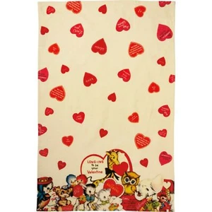 Retro Valentine's Day Long-ing To Be Your Valentine Dish Towel - Picture 1 of 3
