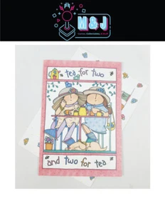 'Tea For Two And Two For Tea...' Friendship Religious Greetings Card  - Picture 1 of 4