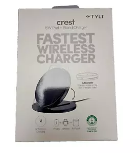 Crest TYLT Convertible Charging Pad & Stand Fast Wireless Charger - Universal - Picture 1 of 2